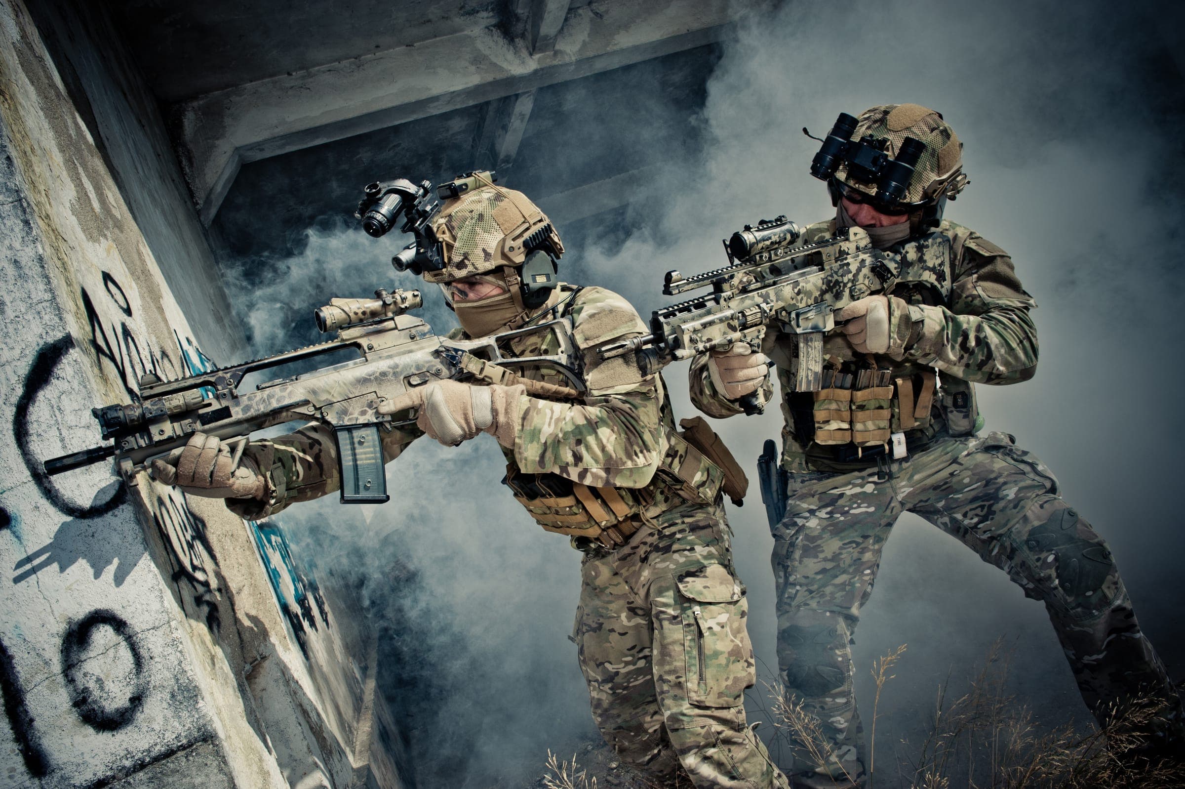 Operators on a tactical mission