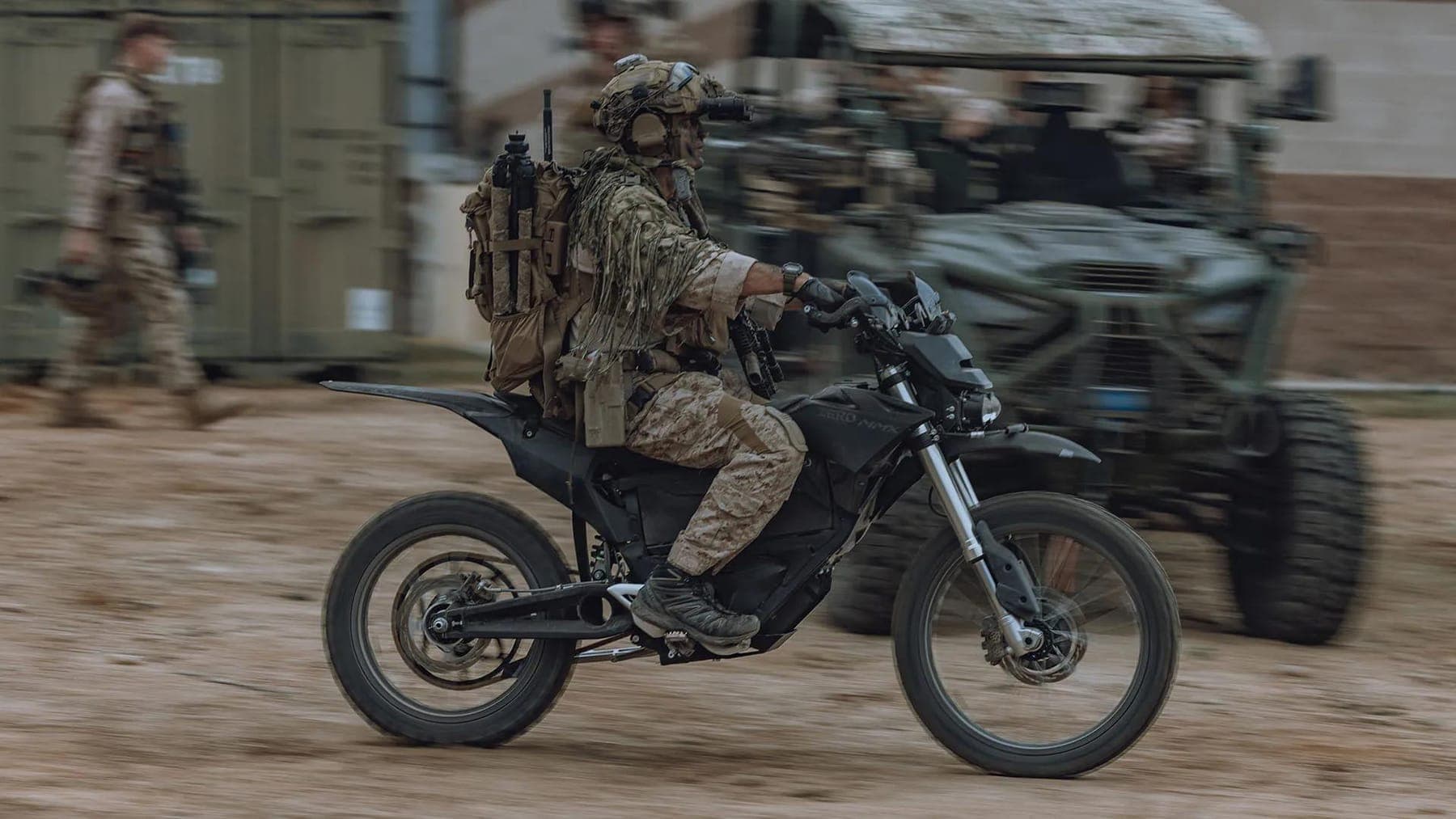 Lightweight land mobility vehicle in the field